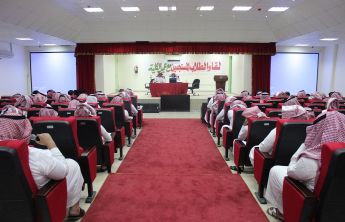 Introductory meeting for new students in Hotat Bani Tamim for the academic year 1436/1435 AH